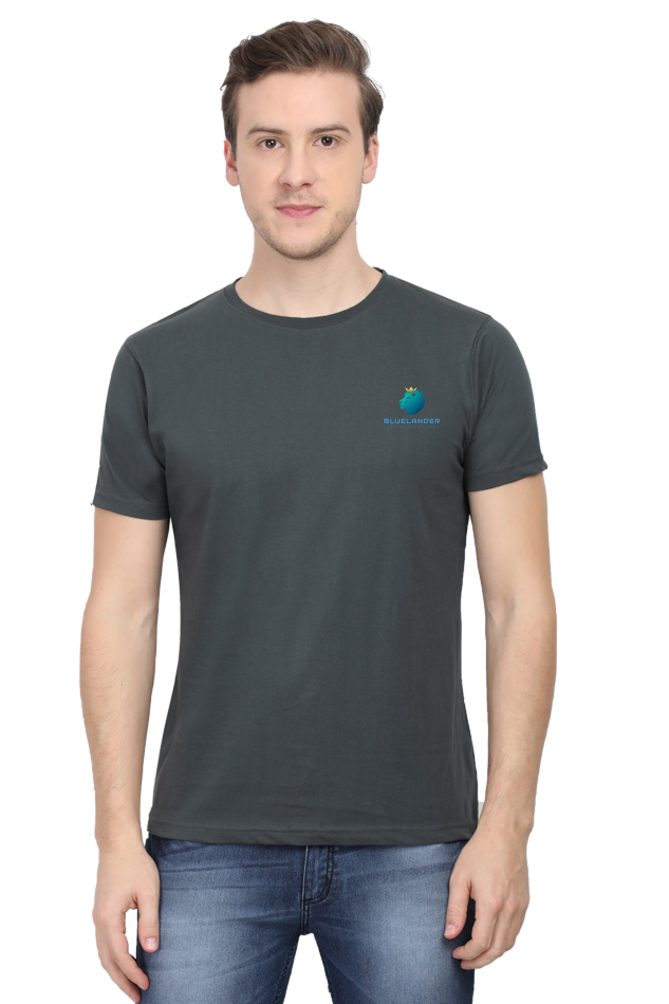 Get Noticed Everywhere You Go with Bluelander's Cotton Half Sleeve T-Shirt!