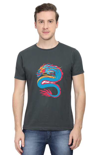 Style Redefined: Embrace Bluelander's Cotton Half Sleeve T-Shirts with Enhanced Design!