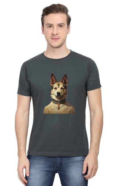 Style for Dog Lovers: Bluelander Cotton Half Sleeve T-Shirts - Comfort and Fashion, Crafted by Human and AI.