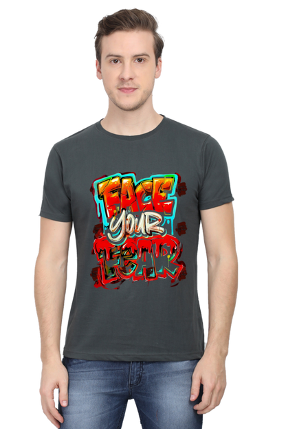 Bluelander Unisex Cotton T-Shirt: Soft, Breathable, Bio Washed.