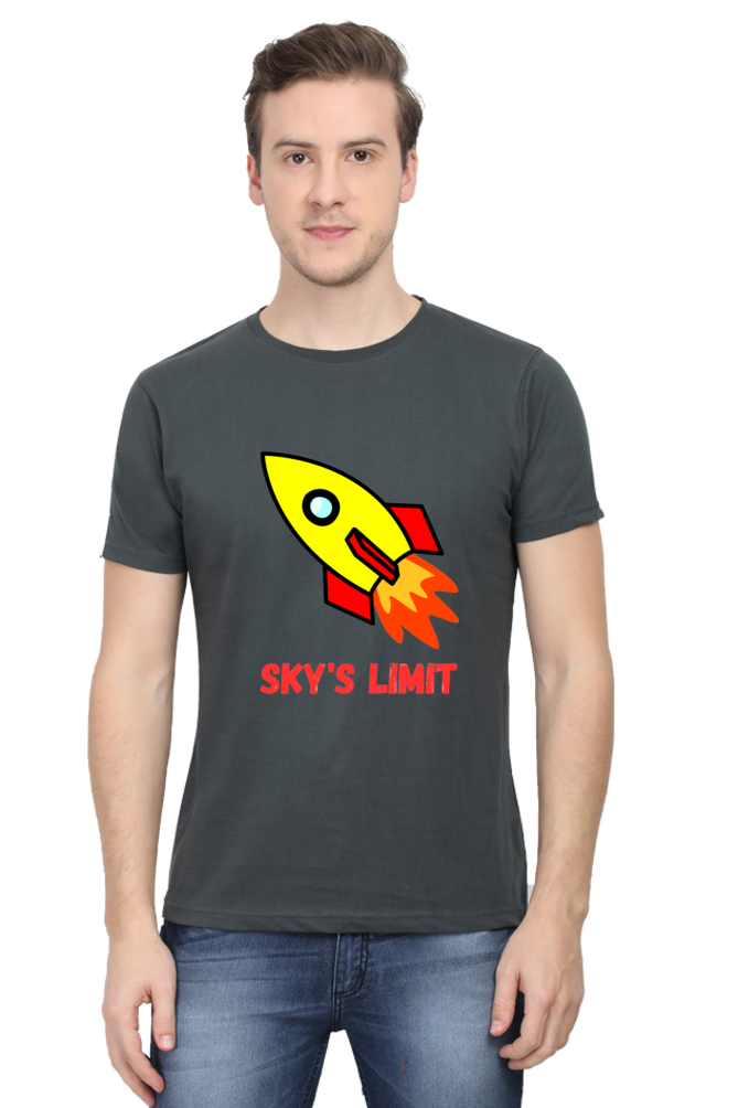 Reach New Heights of Style: Elevate Your Look with Bluelander's Half Sleeve Cotton Tees!