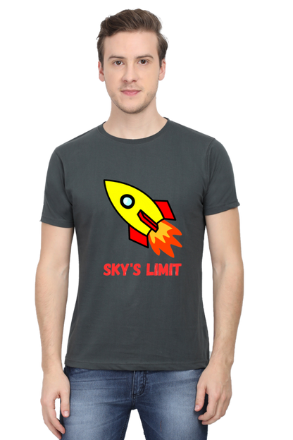 Reach New Heights of Style: Elevate Your Look with Bluelander's Half Sleeve Cotton Tees!
