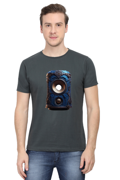 Half Sleeve Harmony: Unleash Your Inner Music with Enhanced Style in our Bluelander Cotton T-Shirt - Let Your Passion Sing