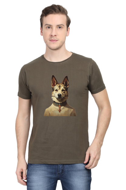 Style for Dog Lovers: Bluelander Cotton Half Sleeve T-Shirts - Comfort and Fashion, Crafted by Human and AI.