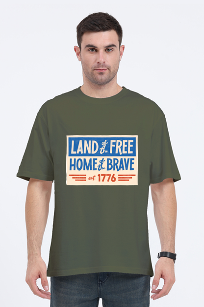 Unmatched Comfort: Bluelander Oversize Classic Cotton T-Shirts, Elevate Your Casual Look!