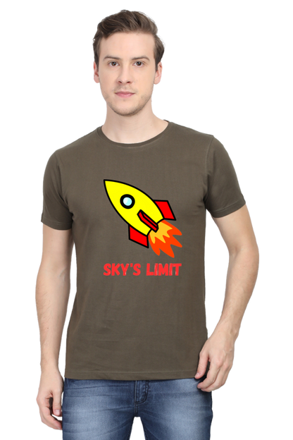 Reach New Heights of Style: Elevate Your Look with Bluelander's Half Sleeve Cotton Tees!