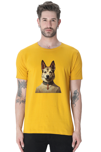 Style for Dog Lovers: Bluelander Cotton Half Sleeve T-Shirts - Comfort and Fashion, Crafted by Human and AI.