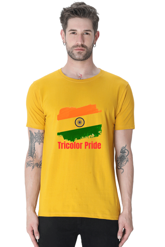 Bluelander's Cotton Half Sleeve T-Shirts: Supreme Comfort, Wear Your Patriotism with Pride.
