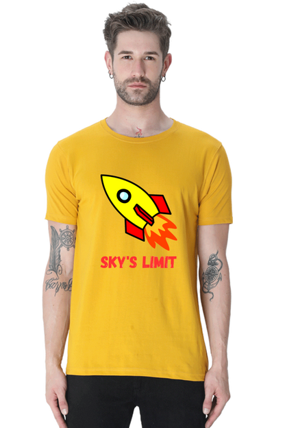 Reach New Heights of Style: Elevate Your Look with Bluelander's Half Sleeve Cotton Tees!