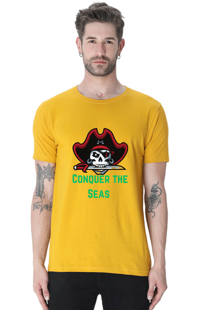 Make a Statement: Bluelander's Enhanced Design Cotton Half Sleeve T-Shirts - Stand Out in Style!