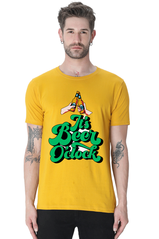 Chase Comfort: Bluelander's Cotton Half Sleeve T-Shirts - Playful Vibes, Endless Comfort!