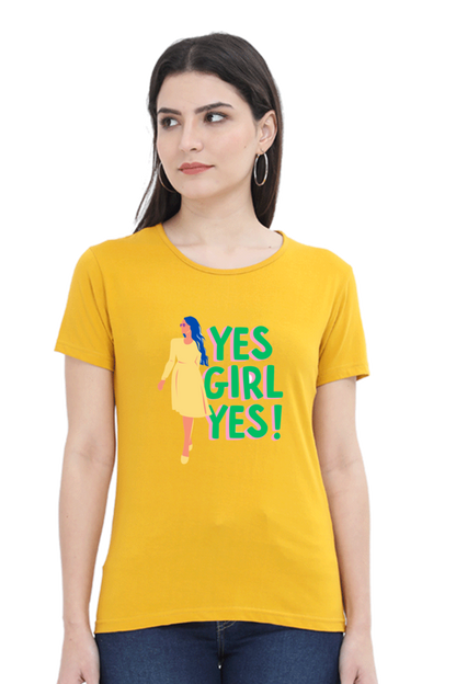 Empowering Every She: BlueLander's Girls and women's Cotton Half Sleeve T-Shirts - Enhanced Design and Supreme Comfort, Tailored for Our Sisters and Moms in India.