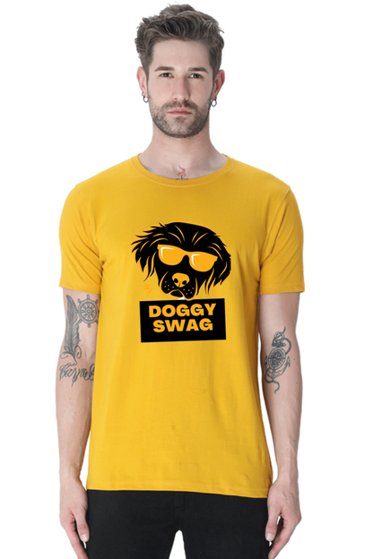 Fashion that Speaks Woofs: Bluelander Cotton Half Sleeve T-Shirts – Unleash Comfort and Style for Dog Devotees.