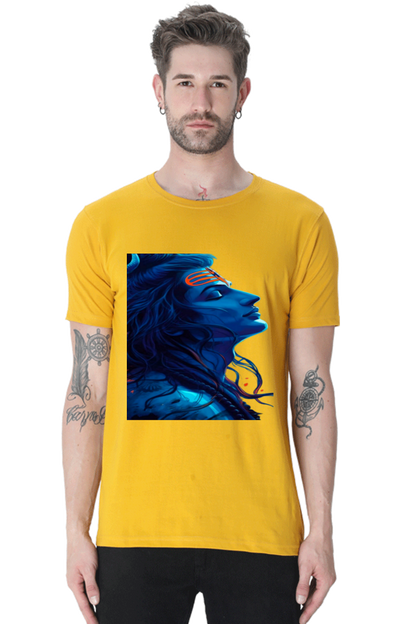 Divine Threads: Bluelander's Unisex Shiva Tees - Comfort Meets Faith  This is an excellent title!