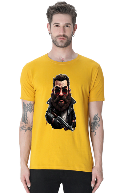 Bluelander's Premium Unisex Cotton Bio-Washed Half-Sleeve T-Shirt