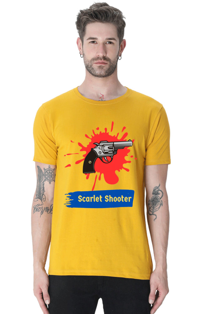 Chase Dreams in Style: Bluelander's Half Sleeve Cotton T-Shirts for the Bold and Playful!