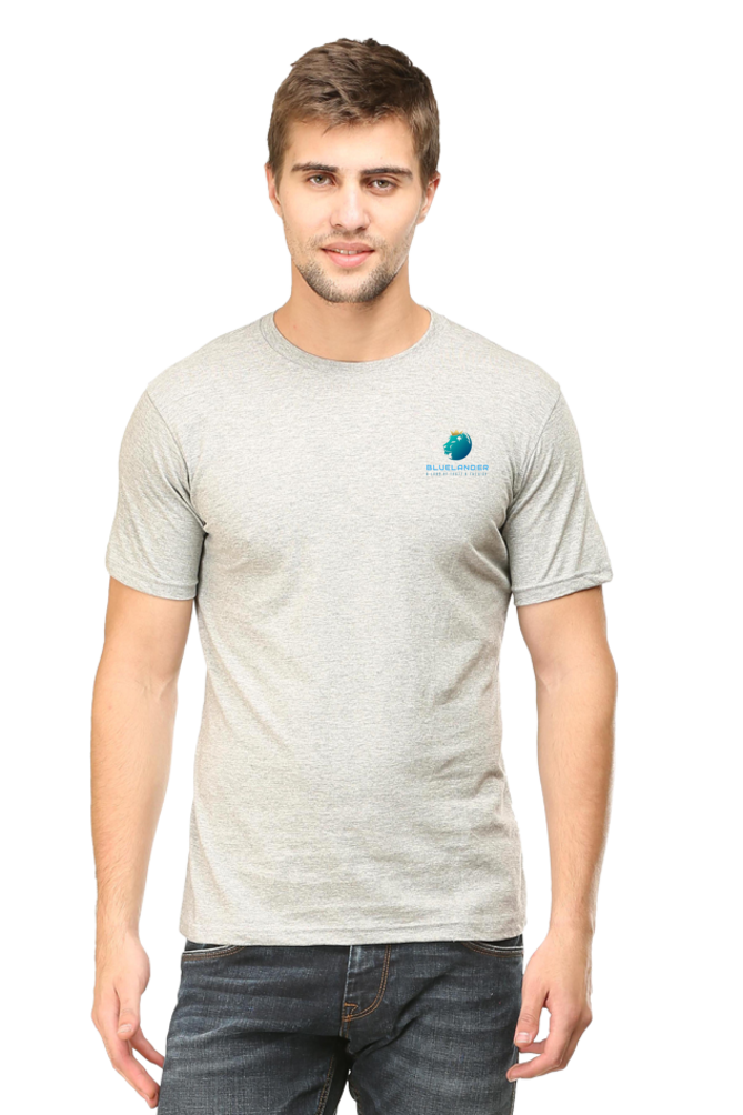 Get Noticed Everywhere You Go with Bluelander's Cotton Half Sleeve T-Shirt!