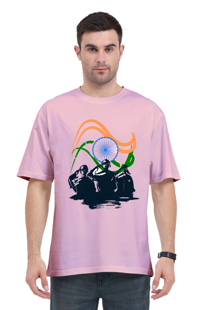 Express Your Pride: Bluelander's Oversize Standard Cotton T-Shirts Bring Comfort and Patriotism Together!
