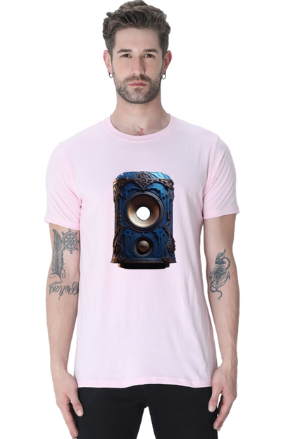 Half Sleeve Harmony: Unleash Your Inner Music with Enhanced Style in our Bluelander Cotton T-Shirt - Let Your Passion Sing