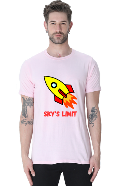 Reach New Heights of Style: Elevate Your Look with Bluelander's Half Sleeve Cotton Tees!