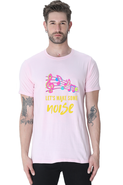 Make Waves in Style: Bluelander Cotton Half Sleeve T-Shirt - Time to Amplify Your Look and Make Some Stylish Noise