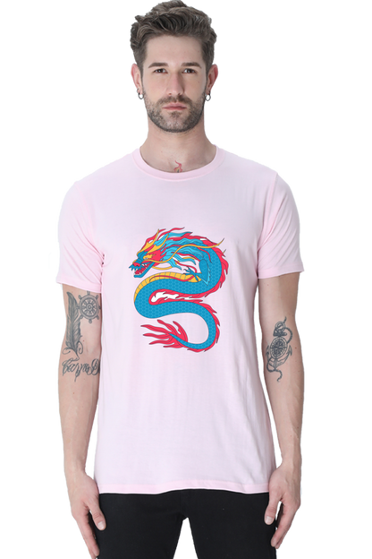 Style Redefined: Embrace Bluelander's Cotton Half Sleeve T-Shirts with Enhanced Design!