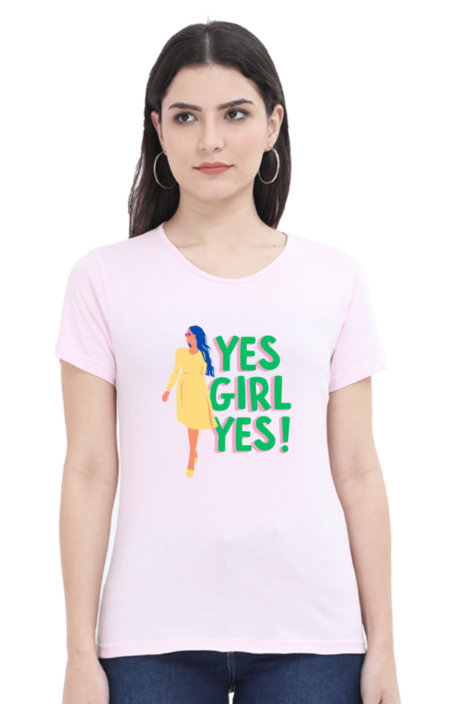 Empowering Every She: BlueLander's Girls and women's Cotton Half Sleeve T-Shirts - Enhanced Design and Supreme Comfort, Tailored for Our Sisters and Moms in India.