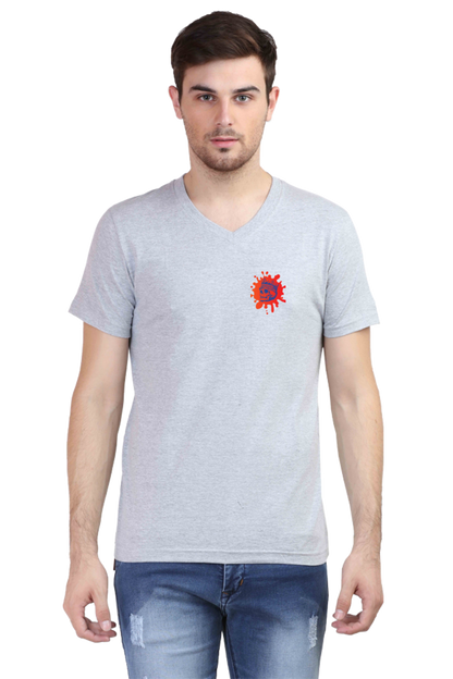 Make a Statement: Bluelander's V Neck Cotton Half Sleeve T-Shirts - Redefining Fashion with Futuristic Designs!