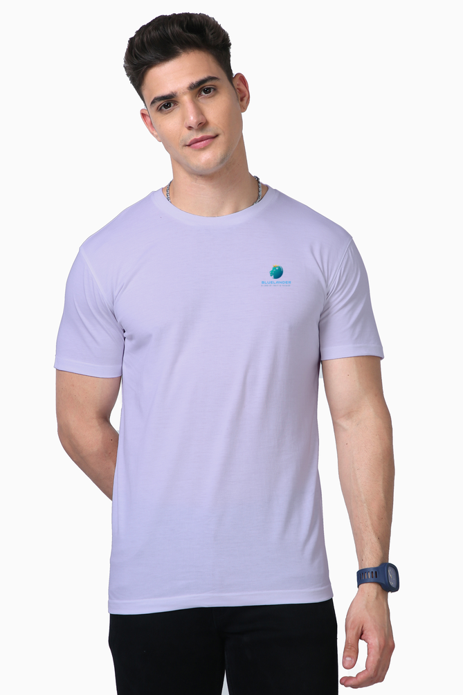 Get Noticed Everywhere: Bluelander's Supima Cotton Half Sleeve T-Shirt!