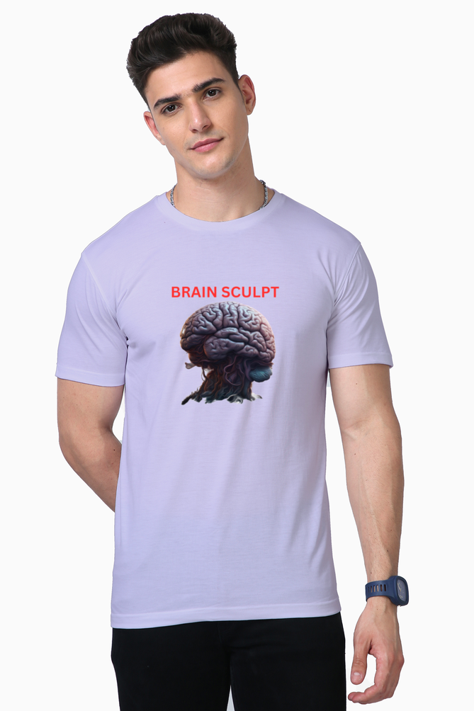 Bluelander Supima Half Sleeve T-Shirts: Elevate Your Style with Supreme Comfort and Extraordinary Quality Designs -Take Your Brain with You.