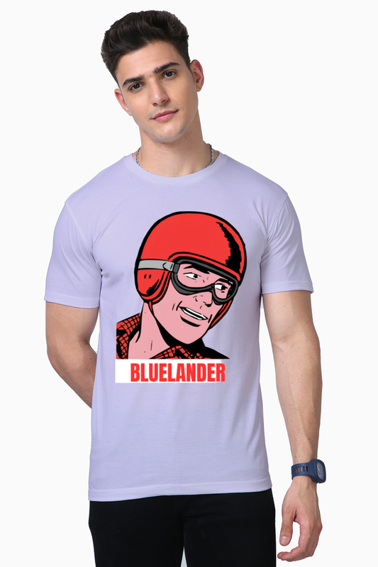 Experience Comfort and Style with Bluelander's Supima Cotton Half Sleeve T-Shirt!