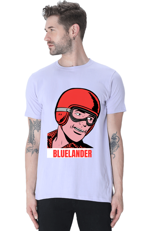 Elevate Your Style with Bluelander's Cotton Half Sleeve T-Shirt!