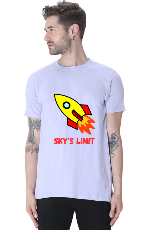 Reach New Heights of Style: Elevate Your Look with Bluelander's Half Sleeve Cotton Tees!