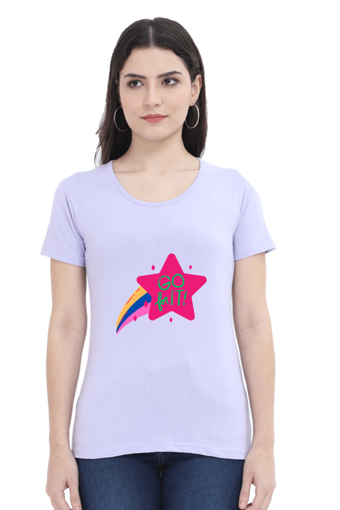 Show Your Feminism with Colors of Love: Bluelander's Girls Cotton Half Sleeve Shirt - Empower Your Style!