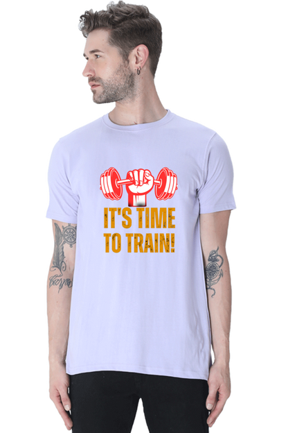 Level Up Your Fitness: Bluelander Cotton Half Sleeve T-Shirts - Supreme Comfort for Your Training Sessions