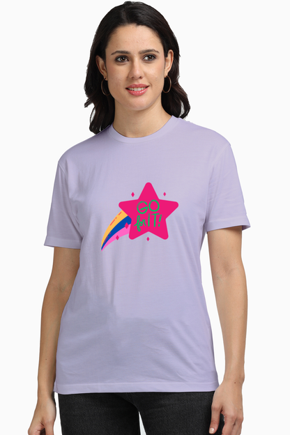 Unleash Elegance: Bluelander's Female Supima Half Sleeve Tee - Elevate Your Fashion Game!
