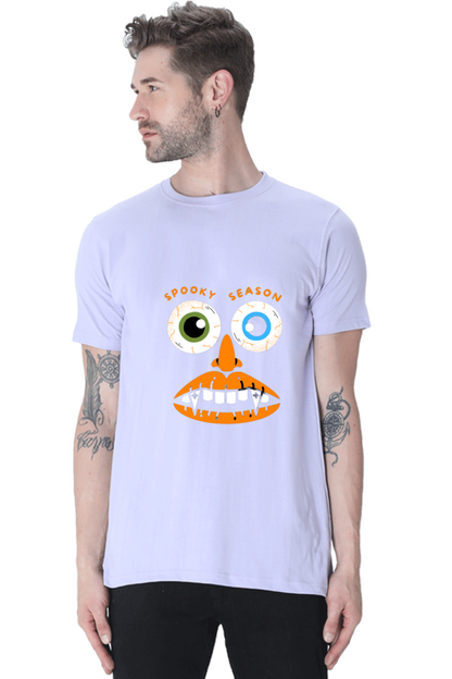 Elevate Your Spooky Style: Bluelander Cotton Half Sleeve T-Shirts – Supreme Comfort, Enhanced Design for a Hauntingly Stylish Spooky Season.