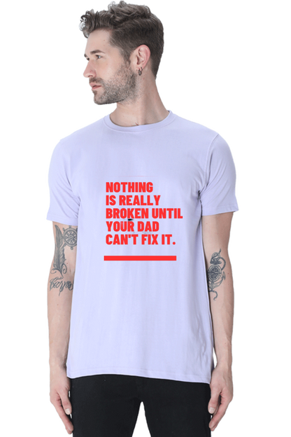Fixing the Unfixable Bluelander Half Sleeve  Cotton T-Shirts ,Where Comfort Meets Dad's Expertise