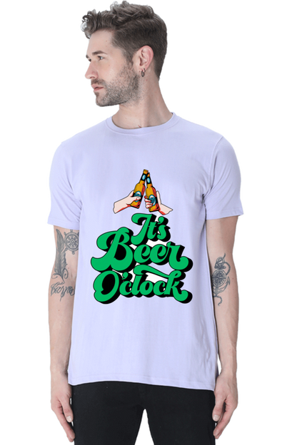 Chase Comfort: Bluelander's Cotton Half Sleeve T-Shirts - Playful Vibes, Endless Comfort!