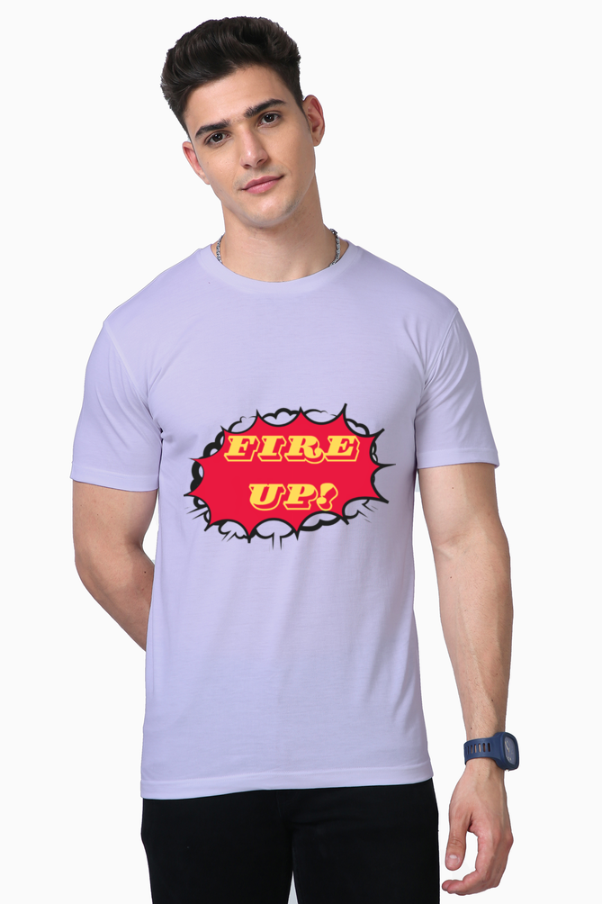 Get Noticed Everywhere: Bluelander's Supima Cotton Half Sleeve T-Shirt!