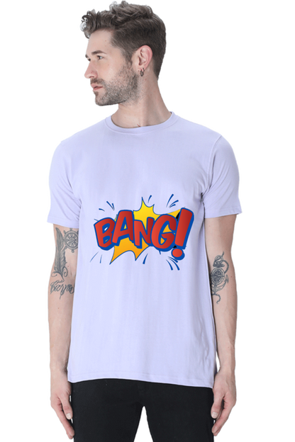 Stand Out with Bluelander's  Cotton Half Sleeve T-Shirt!