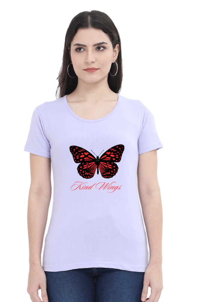 Bluelander Girls and Women's  Half Sleeve T-Shirt Dress – 'You Got the King Wings' for Ultimate Style Domination.Rule the Fashion Realm.