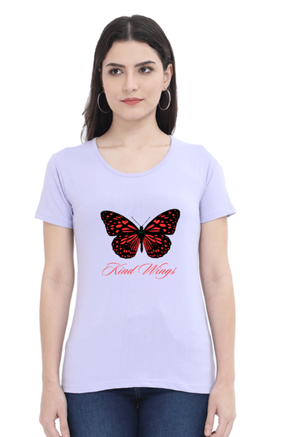 Bluelander Girls and Women's  Half Sleeve T-Shirt Dress – 'You Got the King Wings' for Ultimate Style Domination.Rule the Fashion Realm.