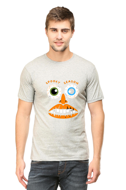 Elevate Your Spooky Style: Bluelander Cotton Half Sleeve T-Shirts – Supreme Comfort, Enhanced Design for a Hauntingly Stylish Spooky Season.