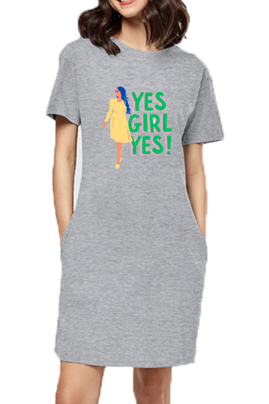Empowering Every She: BlueLander's Girls and women's Full T-Shirt Dresses - Infused with Enhanced Design and Supreme Comfort, Tailored for Beautiful Sisters and Moms in India.