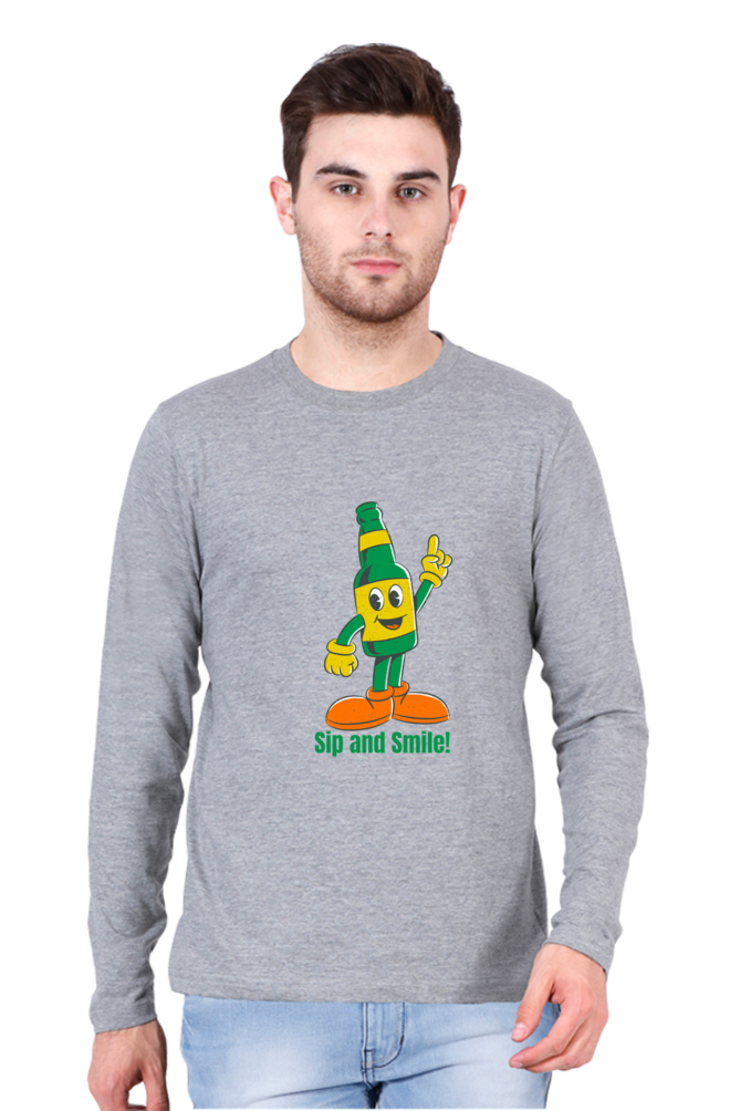 Unveil the Latest Trends: Bluelander's Cotton Full Sleeve Tee, Pioneering the New Fashion Era!