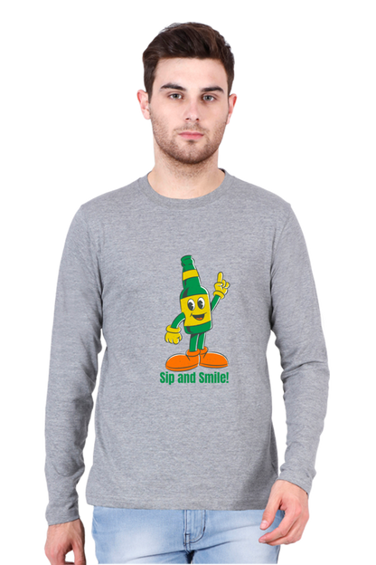 Unveil the Latest Trends: Bluelander's Cotton Full Sleeve Tee, Pioneering the New Fashion Era!