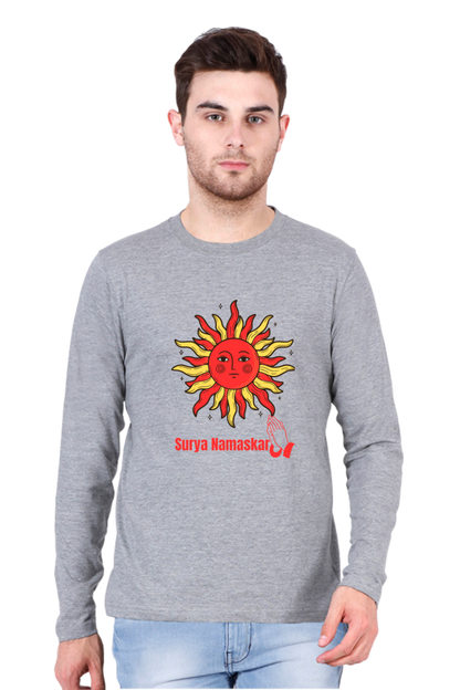 Say Goodbye to Boring Tees: Unveil the New Level of Design with Bluelander's Cotton Full Sleeve Tee!