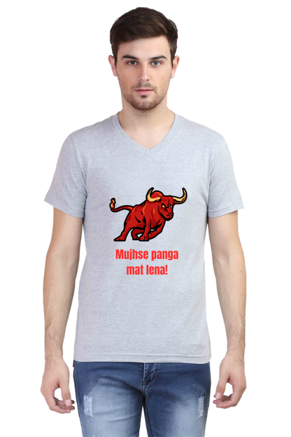 Bluelander's V Neck Cotton Half Sleeve T-Shirts - Step into Style!