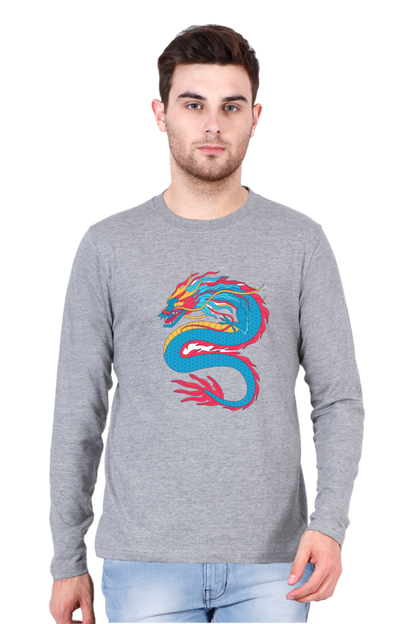 Fashion Begins Here: Bluelander's Cotton Full Sleeve T-Shirt - Elevate Your Style Journey!